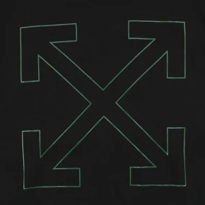 Off-White Crocodile Dollar Graphic Hoodie Back Print