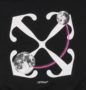 Off-White Lunar Anchor Arrows Graphic Hoodie Back Print