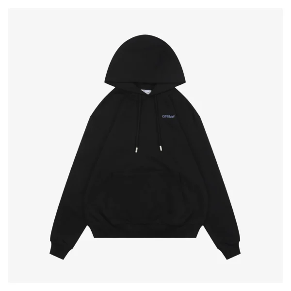 Off-White Portrait Overlay Arrows Print Hoodie Front view