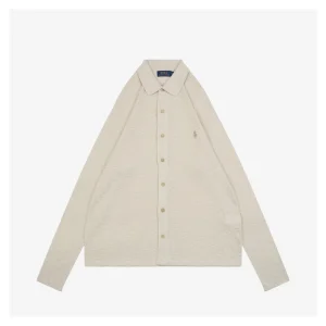 Ralph Lauren Cotton-Linen Knit Shirt Front view