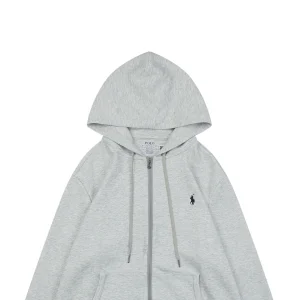 Ralph Lauren Embroidered Pony Zip-Up Hoodie
