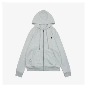 Ralph Lauren Embroidered Pony Zip-Up Hoodie