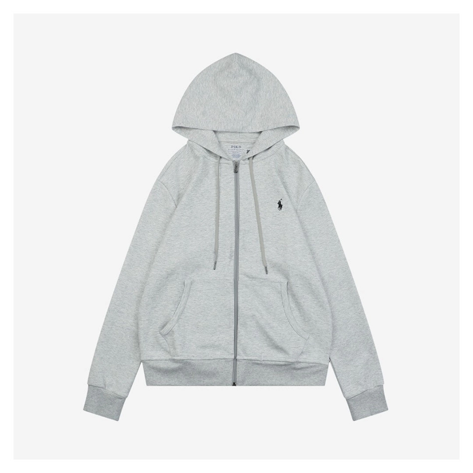 Ralph Lauren Embroidered Pony Zip-Up Hoodie