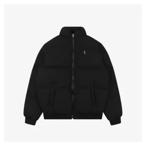 Ralph Lauren Polo Small Pony Down Jacket Black Front view