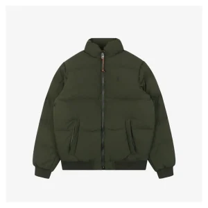 Ralph Lauren Polo Small Pony Down Jacket Green Front view