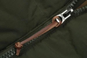 Ralph Lauren Polo Small Pony Down Jacket Green Zipper Puller