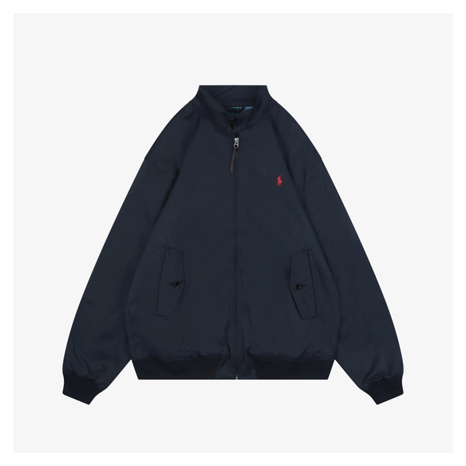 Ralph Lauren X24 Pony Logo Jacket Navy Front view