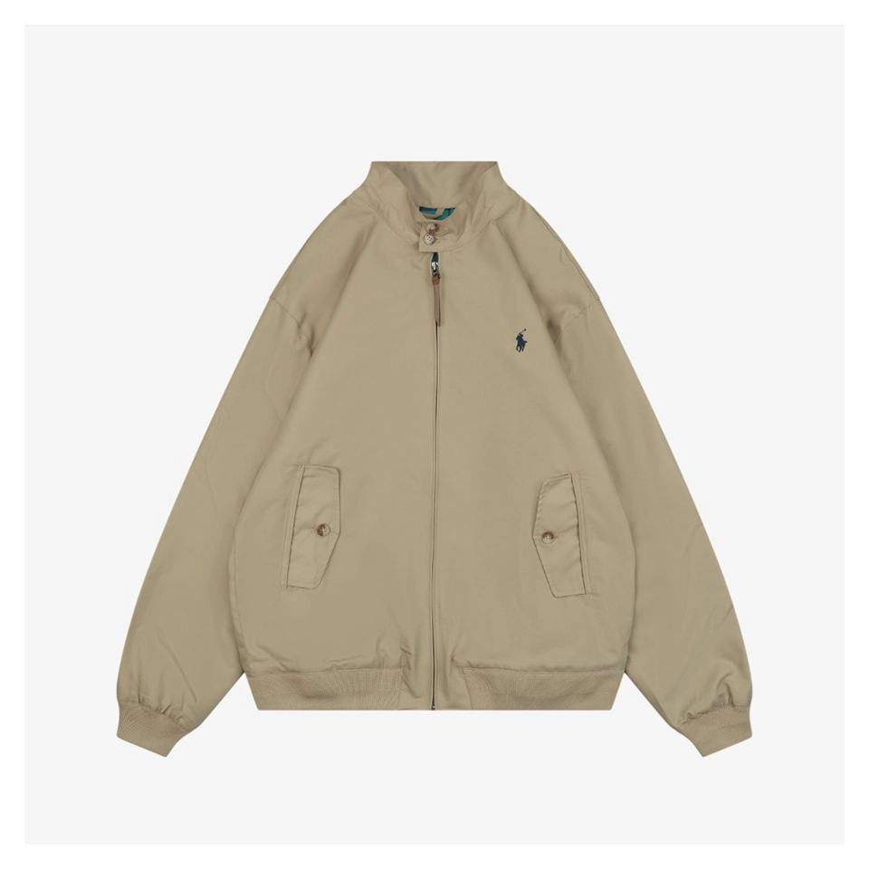 Ralph Lauren X24 Pony Logo Jacket Beige Front view