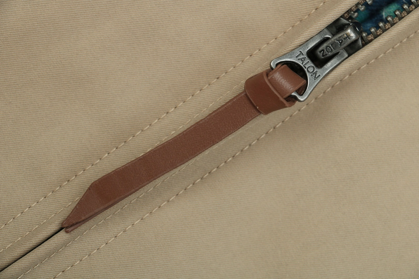 Ralph Lauren X24 Pony Logo Jacket Beige Zipper puller