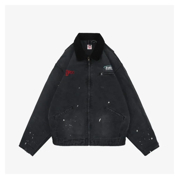 Saint Michael DRUG Distressed Workwear Jacket