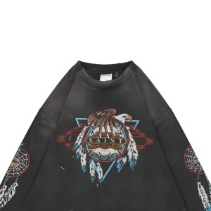 Saint Michael “Eagle & Feathers” Vintage Washed Shirt