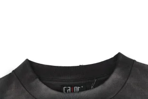 Saint Michael Gun-Cross Christ Graphic Shirt Collar