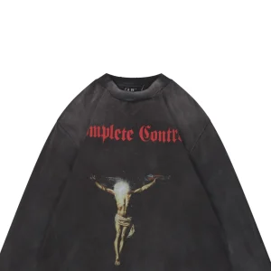 Saint Michael Gun-Cross Christ Graphic Shirt