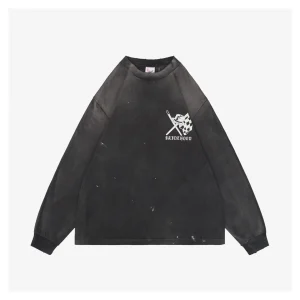 Saint Michael Skull Helmet Graphic Shirt