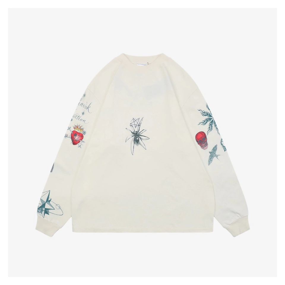 Saint Michael TATTOO Vintage Wash Graphic Shirt Front view