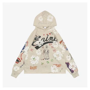 Saint Michael x Denim Tears Cotton Graffiti Print Hoodie