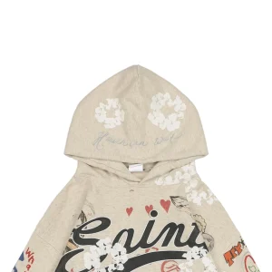 Saint Michael x Denim Tears Cotton Graffiti Print Hoodie