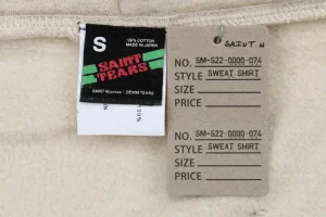 Saint Michael x Denim Tears Cotton Graffiti Print Hoodie Brand label