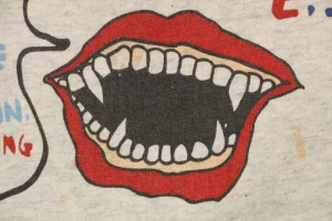 Saint Michael x Denim Tears Cotton Graffiti Print Hoodie Sleeve Print