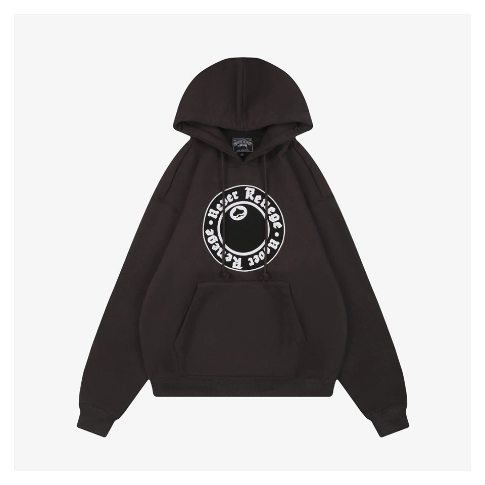 Stussy Ace of Spades Printed Hoodie Front view