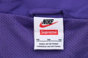 Sup x Nike Swoosh Track Jacket Purple Wash label