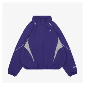 Sup x Nike Swoosh Track Jacket Purple Front view