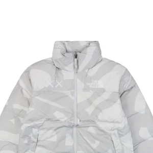The North Face x KAWS 1996 Retro Nuptse Down Jacket Grey