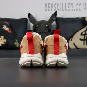 Rear view showing the heel tabs and suede heel panel of the Mars Yard 2.0.