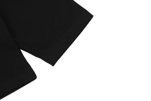 We11done 1506 Distressed Lettering Shirt Black Cuff