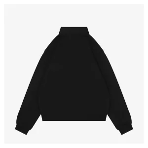 We11done Pillow Logo Zip Jacket Black Back view