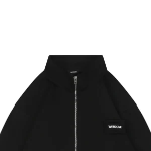 We11done Pillow Logo Zip Jacket Black