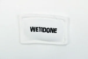 We11done Pillow Logo Zip Jacket White Brand label
