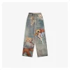 Acne Studios 1981M Teddy Bear Trompe-l’Œil Straight Denim Pants
