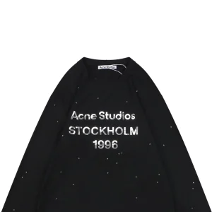 Acne Studios 1996 Mirror Logo Rhinestone Shirt