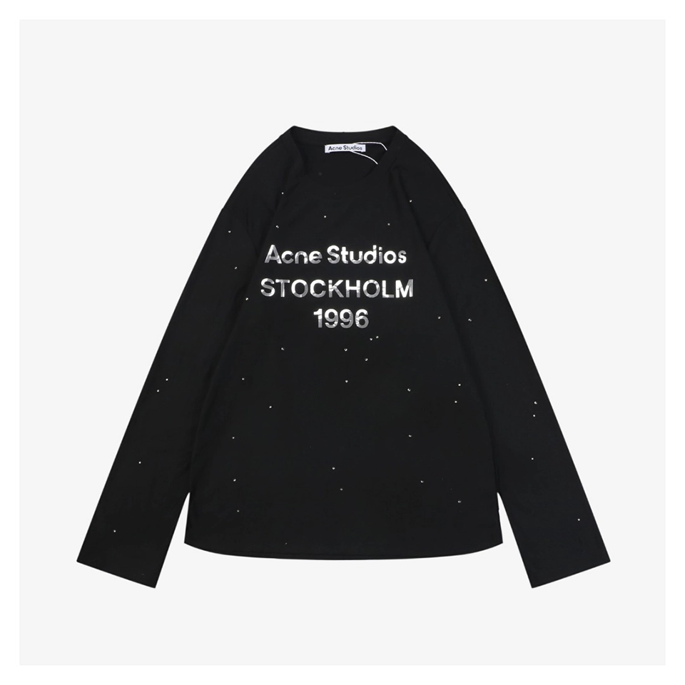Acne Studios 1996 Mirror Logo Rhinestone Shirt Front view