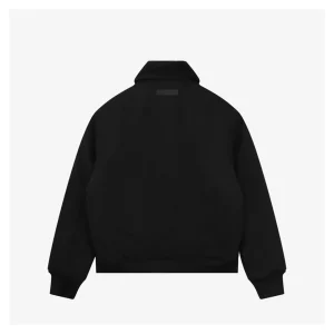 Acne Studios Detachable Suede Collar Padded Jacket Back view