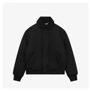 Acne Studios Detachable Suede Collar Padded Jacket Front view