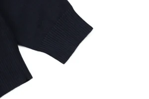 BBry BT Logo Embroidered Crewneck Sweater Cuff