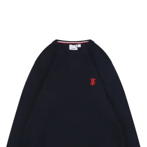 BBry BT Logo Embroidered Crewneck Sweater