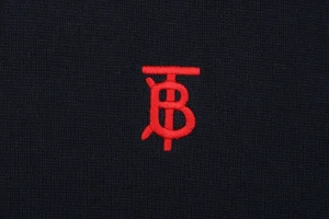 BBry BT Logo Embroidered Crewneck Sweater