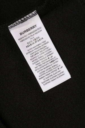 BBry Check Hood Flannel-Trim Hoodie Black Wash label