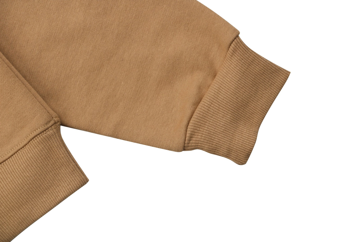 BBry Check Hood Flannel-Trim Hoodie Brown Cuff