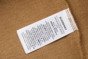 BBry Check Hooded Zip-Up Jacket Brown Wash label