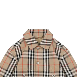 BBry Checked Cotton Two-Pocket Jacket