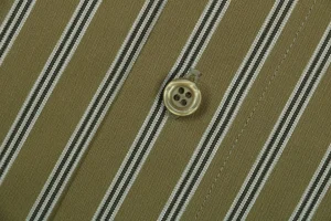 BBry Equestrian Logo Pocket Striped Shirt Button