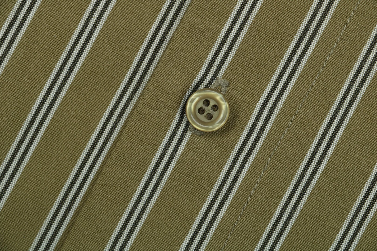 BBry Equestrian Logo Pocket Striped Shirt Button