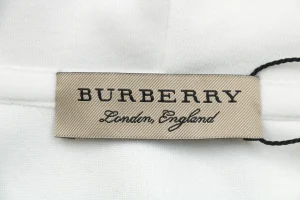 BBry Multicolor Equestrian Print Hoodie White Brand label