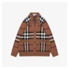 BBry Oversized Check Wool Cardigan