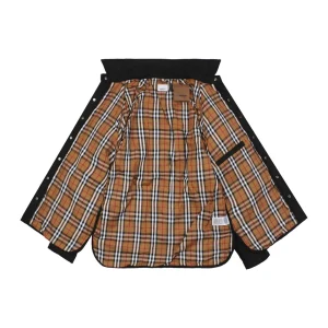 BBry Reversible Vintage Check Multi-Pocket Jacket Lining