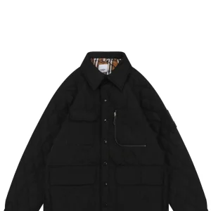 BBry Reversible Vintage Check Multi-Pocket Jacket